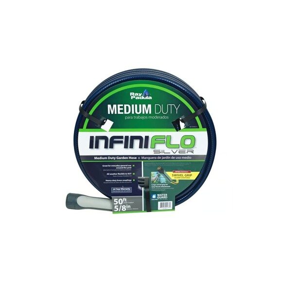 Ray Padula Medium Duty 5/8 in. x 50 ft. Garden Hose - SEE PHOTOS - Picture 1 of 5